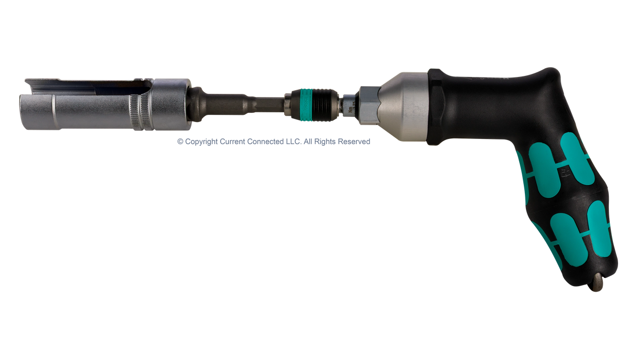 High quality photo of the Staubli - 32.6128-64100 - MC4 and MC4-Evo 2 Connector Installation Tool Set (UL) - Torque Tool. Photographed by Current Connected