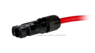 High quality photo of the Staubli - KITMC4-5PK - MC4 Connectors 5 Pack prong Single socket Plug on PV Cable photographed by Current Connected