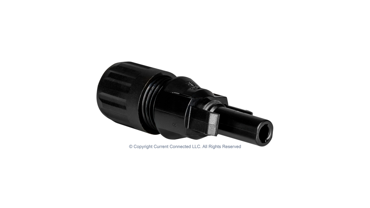 High quality photo of the Staubli - KITMC4-5PK - MC4 Connectors 5 Pack - Prong Connector Angle View photographed by Current Connected