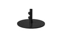 Ledge Lounger Steel Plate Umbrella Base-50lbs — Black (without wheels)