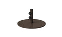 Ledge Lounger Steel Plate Umbrella Base-50lbs — Bronze (without wheels)