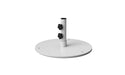 Ledge Lounger Steel Plate Umbrella Base-50lbs — White (without wheels)