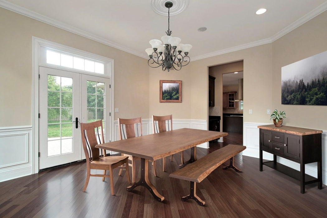 814 Strada Steel Dining Base Pair