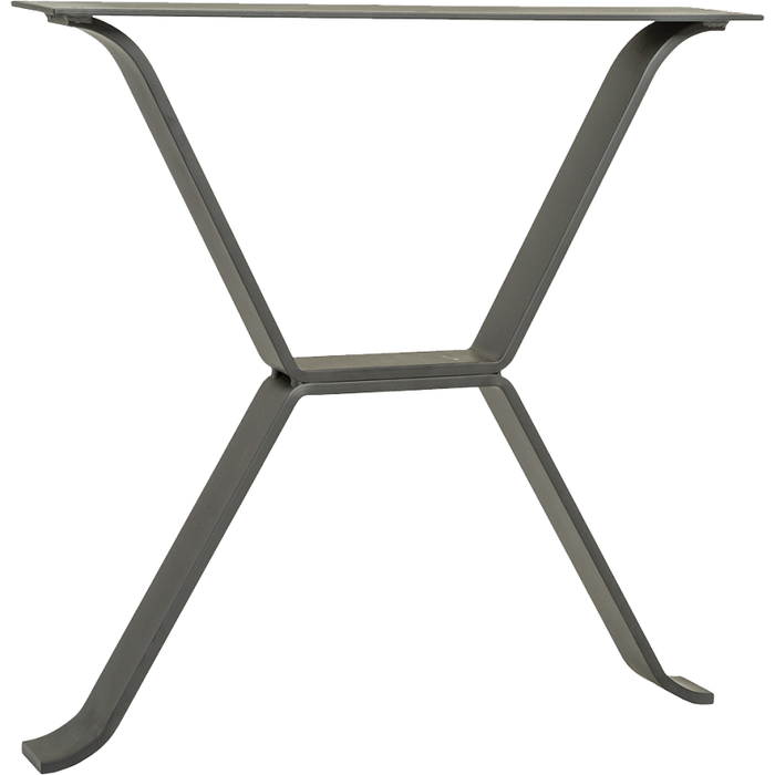 Live Edge Bench - Steel Inverse Base