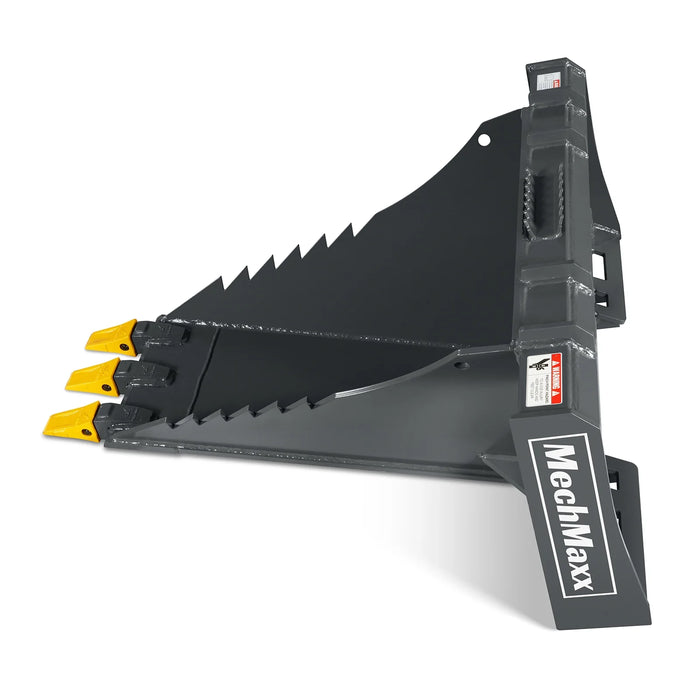 48" Skid Steer Stump Bucket Wrecker with Universal Quick Attach, Bolt- — view 11