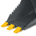 48" Skid Steer Stump Bucket Wrecker with Universal Quick Attach, Bolt- — view 6
