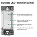 Lutron Light Dimmer for Wall Switches for Victory Range Hoods