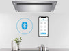 Stainless steel Victory Sunset Bluetooth ceiling mount range hood