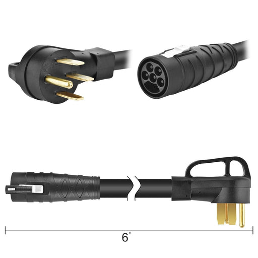 Nature's Generator Lithium 6ft Super Charging Cable - Side View