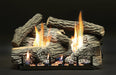 Empire Vented Slope Glaze burner system with Super Stacked Wildwood logs (sold separately)