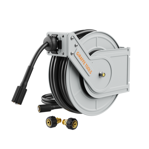 Giraffe Tools US Retractable Pressure Hose Reel-1/4in