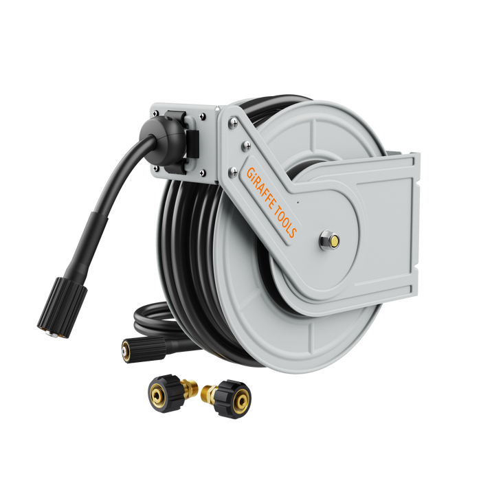 Giraffe Tools US Retractable Pressure Hose Reel-1/4in