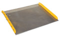 Vestil TAS-10-6048 aluminum dock board steel curb - view 2