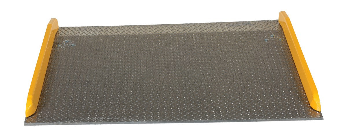 Vestil TAS-10-6048 aluminum dock board steel curb - view 3