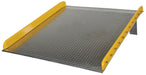 Vestil TAS-10-6072 aluminum dock board steel curb - view 2