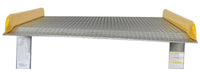 Vestil TAS-10-6072 aluminum dock board steel curb - view 4