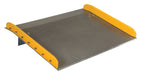 Vestil TAS-15-6048 aluminum dock board steel curb - view 2