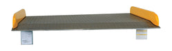 Vestil TAS-15-6048 aluminum dock board steel curb - view 4