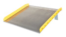 Vestil TAS-15-6060 aluminum dock board steel curb - view 2