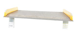 Vestil TAS-15-6060 aluminum dock board steel curb - view 4
