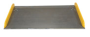 Vestil TAS-20-7248 aluminum dock board steel curb - view 3