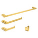 wonderland shower inc Luxurious 4-Piece Brass Polished Gold Bathroom Hardware Set: Towel Bar, Towel bar... Shower Accessory
