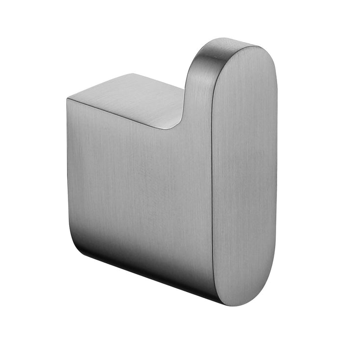 4-Piece Brass Brushed Nickel Bathroom Hardware Set - detail close-up