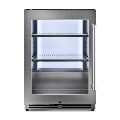 Thor Kitchen 24-Inch Undercounter Beverage Cooler in Stainless Steel - Left Hinge (TBR24U-LH) Thor Kitchen