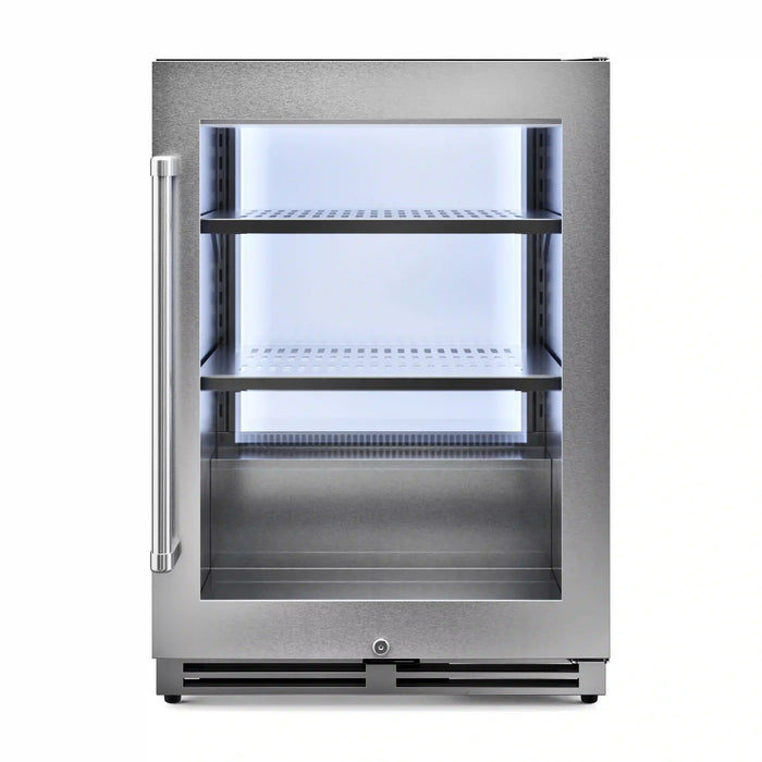 Thor Kitchen 24-Inch Undercounter Beverage Cooler in Stainless Steel - Right Hinge (TBR24U) Thor Kitchen