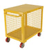 Vestil TBS-2436-XM-13 Steel Tool Box Expanded Metal 13 Cubic Feet 24 in. x 36 in. 2,000 lb. Capacity Yellow