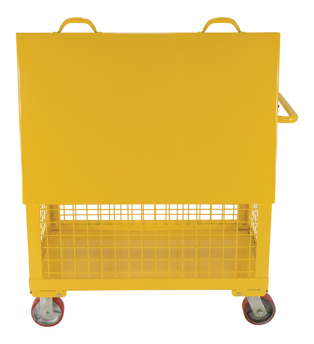 Vestil TBS-2436-XM-13 steel tool box expanded metal - view 4