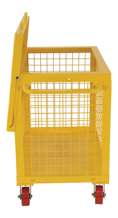 Vestil TBS-2436-XM-13 steel tool box expanded metal - view 5