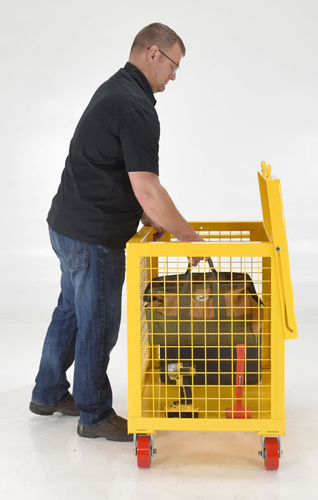 Vestil TBS-2436-XM-13 steel tool box expanded metal - view 8