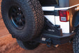 DV8 Offroad 2007-2018 Jeep Wrangler JK MTO Series Rear Bumper – installed on vehicle, image 17 of 20
