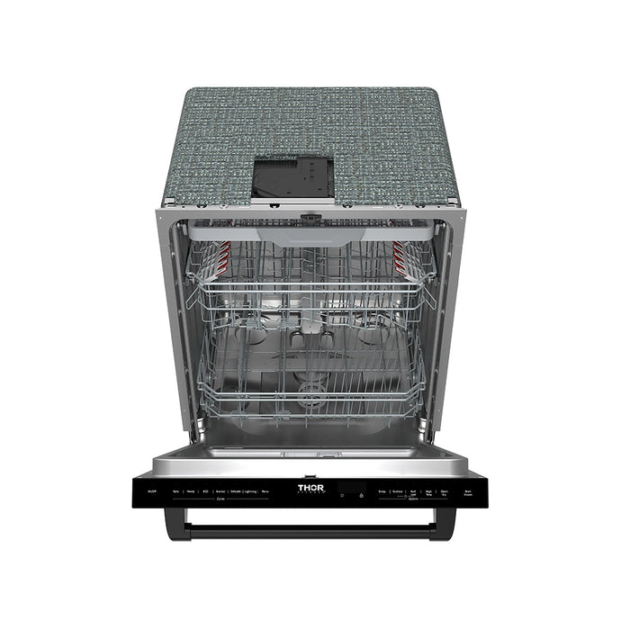Thor Kitchen 24-Inch Black Dishwasher (TDW24C7B) – empty