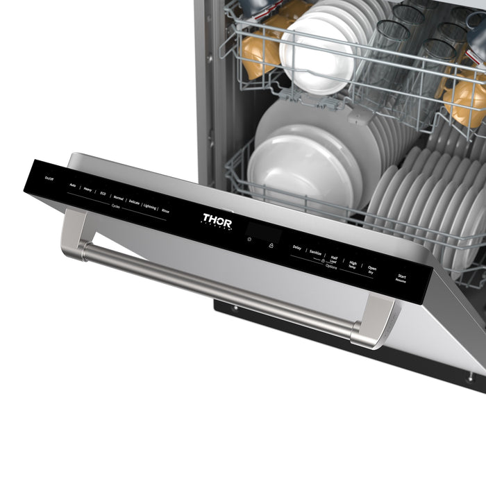 Thor Kitchen 24-Inch Stainless Dishwasher (TDW24C7) – control panel