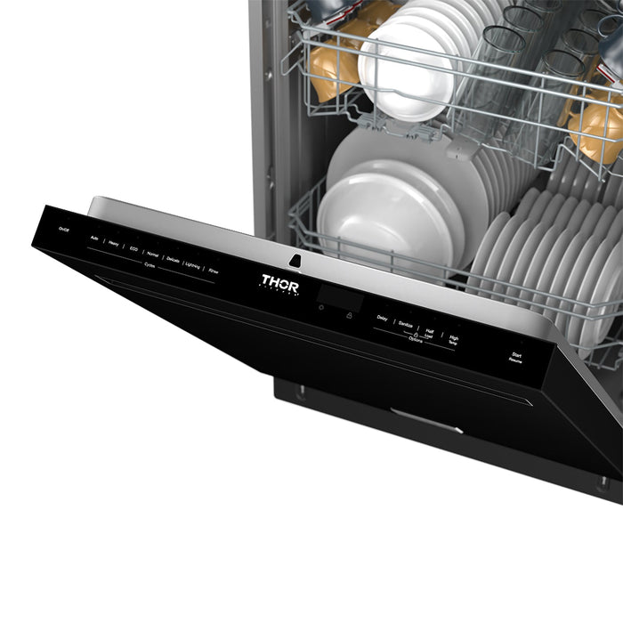 Thor Kitchen 24-Inch Black Pocket Handle Dishwasher (TDW24PTB) – product photo 8