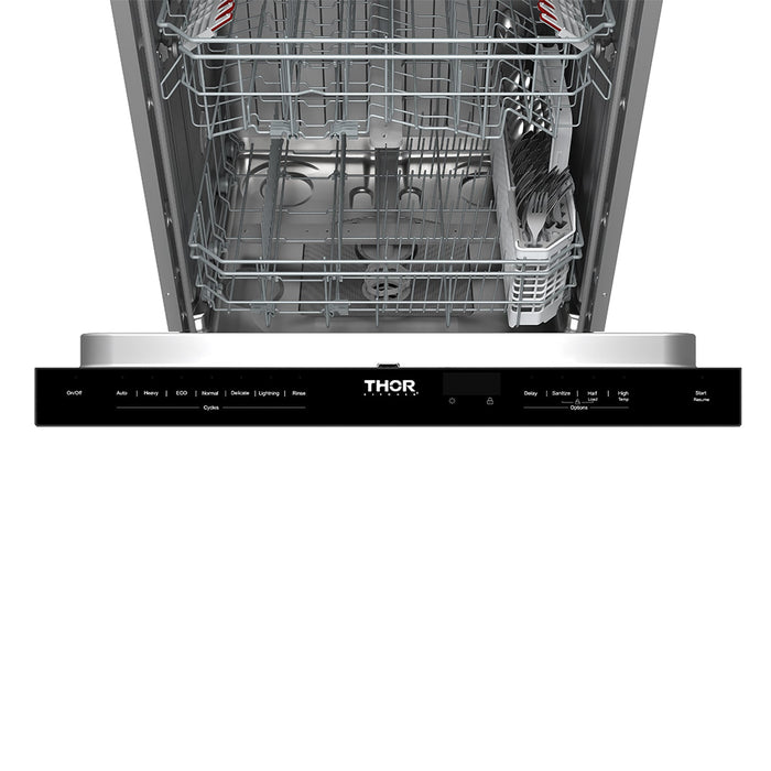 Thor Kitchen 24-Inch Pocket Handle Dishwasher (TDW24PT) – controls
