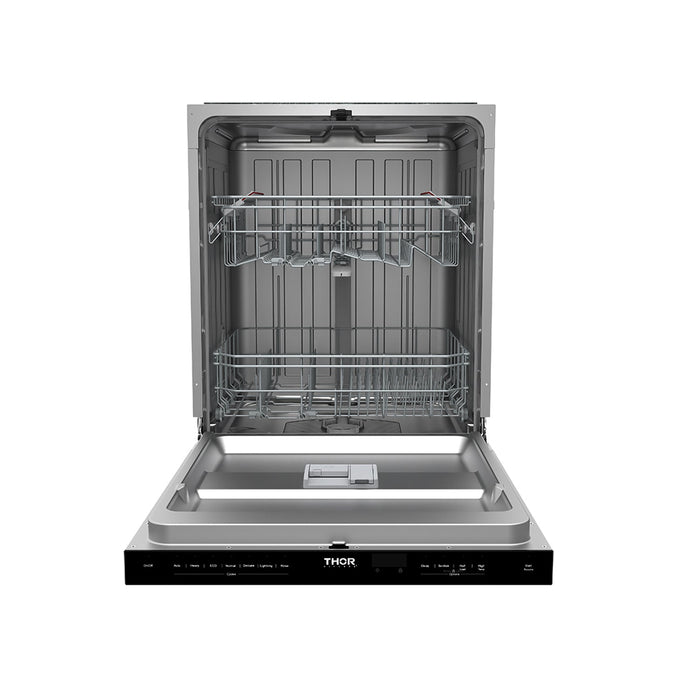 Thor Kitchen 24-Inch Pocket Handle Dishwasher (TDW24PT) – front open