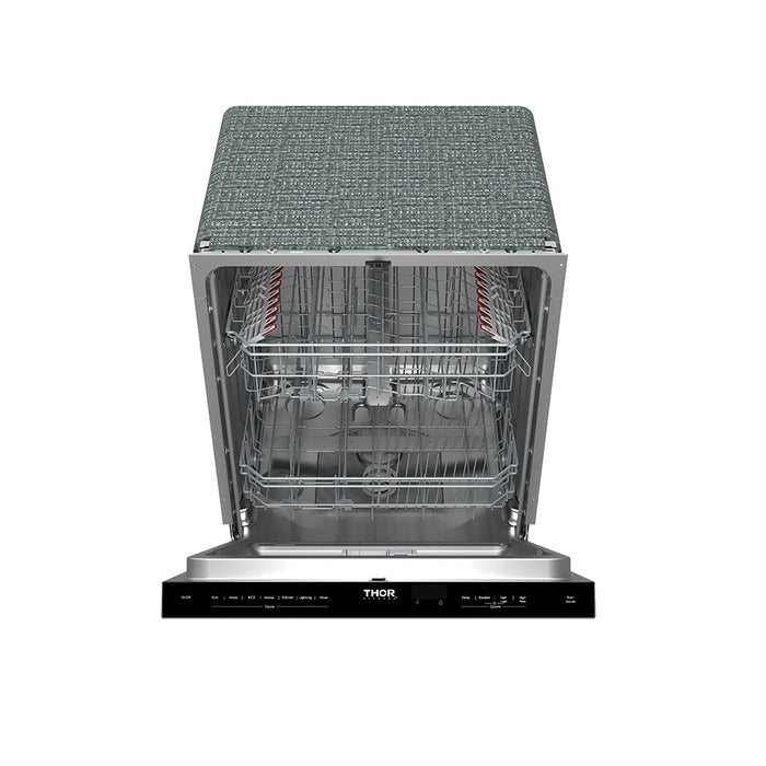 Thor Kitchen 24-Inch Pocket Handle Dishwasher (TDW24PT) – front open top