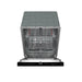 Thor Kitchen 24-Inch Pocket Handle Dishwasher (TDW24PT) – front open top