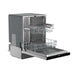 Thor Kitchen 24-Inch Pocket Handle Dishwasher (TDW24PT) – left angle open