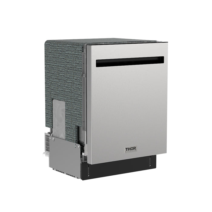 Thor Kitchen 24-Inch Pocket Handle Dishwasher (TDW24PT) – left closed