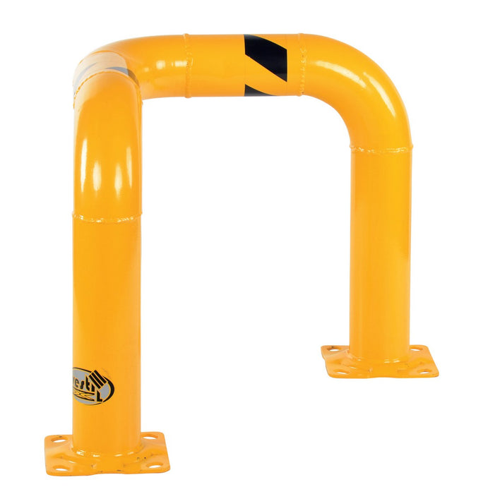 Vestil TEG-24-24-4 Steel Triple Elbow Guard 28-1/8 in. x 28-1/8 in. x 24-9/16 in. Yellow