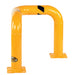 Vestil TEG-24-24-4 Steel Triple Elbow Guard 28-1/8 in. x 28-1/8 in. x 24-9/16 in. Yellow