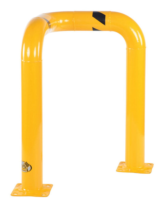 Vestil TEG-24-36-4 Steel Triple Elbow Guard 28-1/8 in. x 28-1/8 in. x 36-9/16 in. Yellow