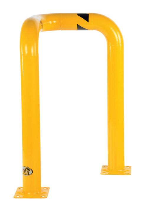 Vestil TEG-24-42-4 Steel Triple Elbow Guard 28-1/8 in. x 28-1/8 in. x 42-9/16 in. Yellow