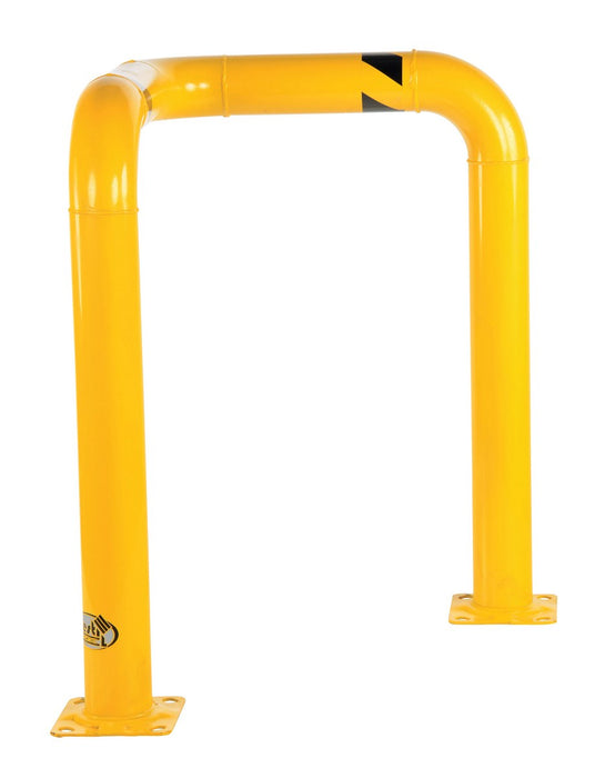 Vestil TEG-30-42-4 Steel Triple Elbow Guard 34-1/8 in. x 34-1/8 in. x 42-9/16 in. Yellow