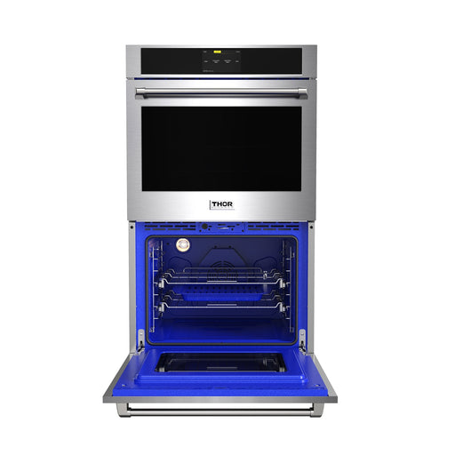 Thor Kitchen 30-Inch Electric Double Wall Oven (TEW30ED) – front bottom open