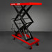 Mobile Double Scissor Lift Table Cart 2200lbs Capacity,  Platform Size,  47.2" x 24",  Height 66.9" ,  TFD22